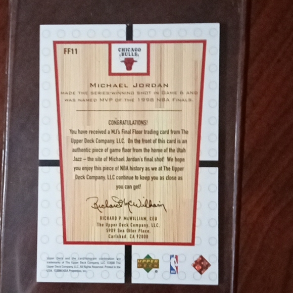 Michael Jordan card - Picture 2 of 2